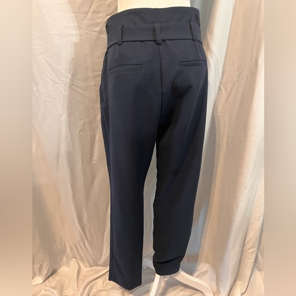 New York & Company high tie waist slack trouser pant capri - Picture 3 of 5